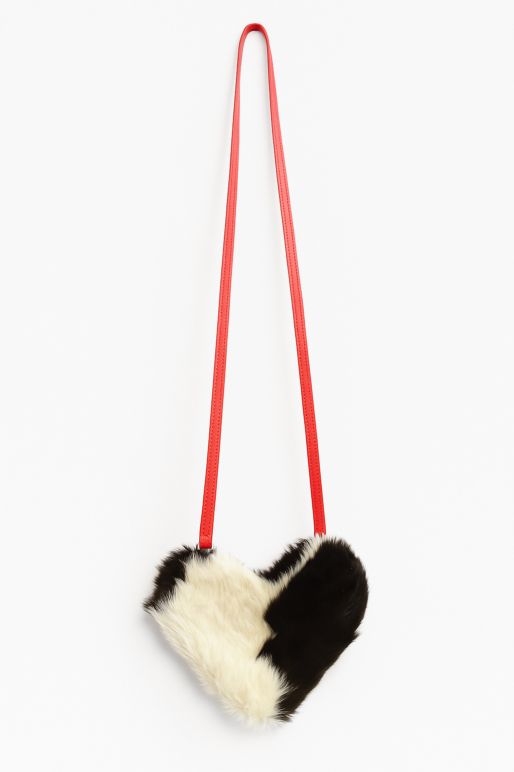 Bolsa Corazón Piel de Vaca