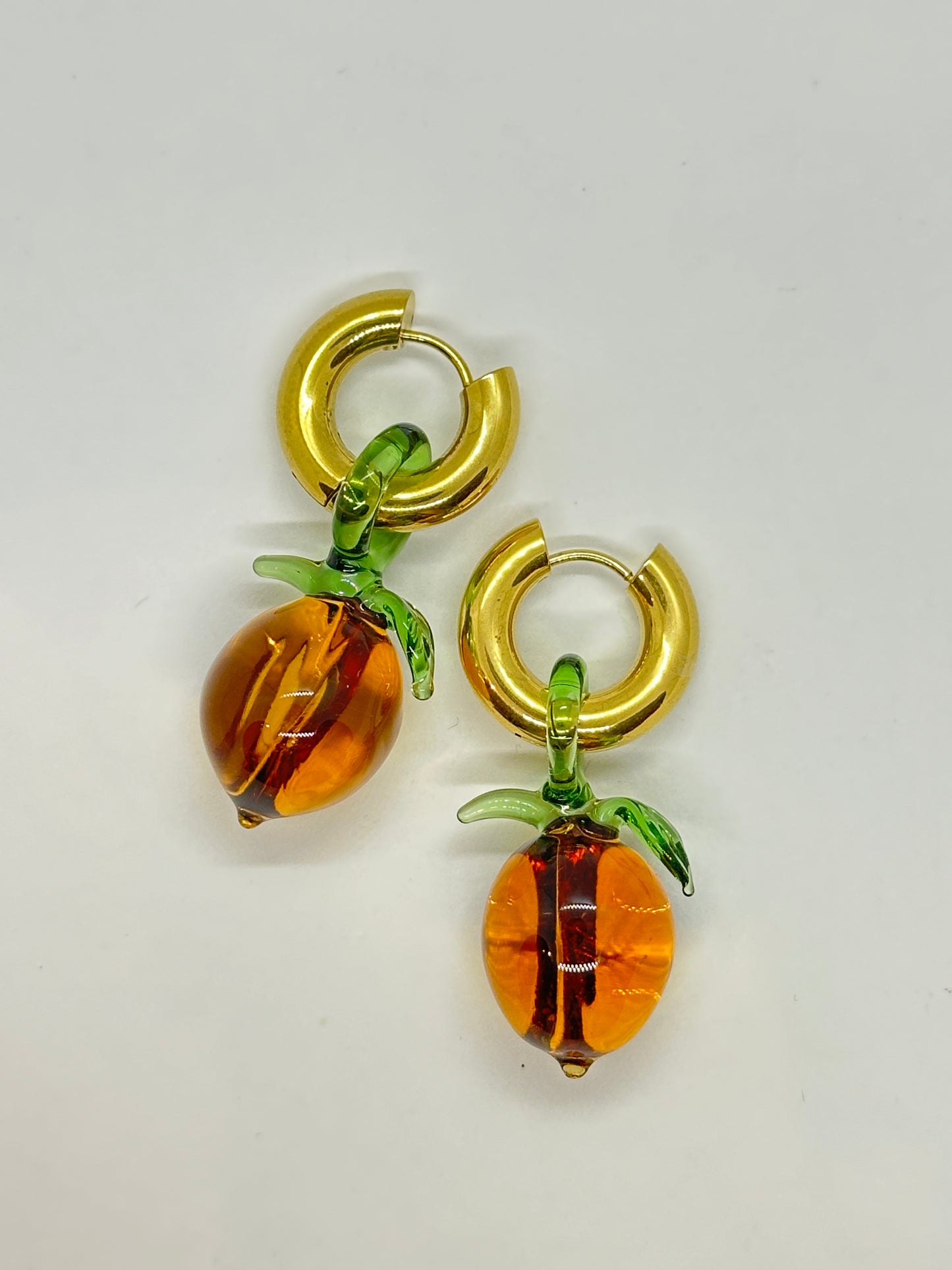 Arracadas Peach Plata