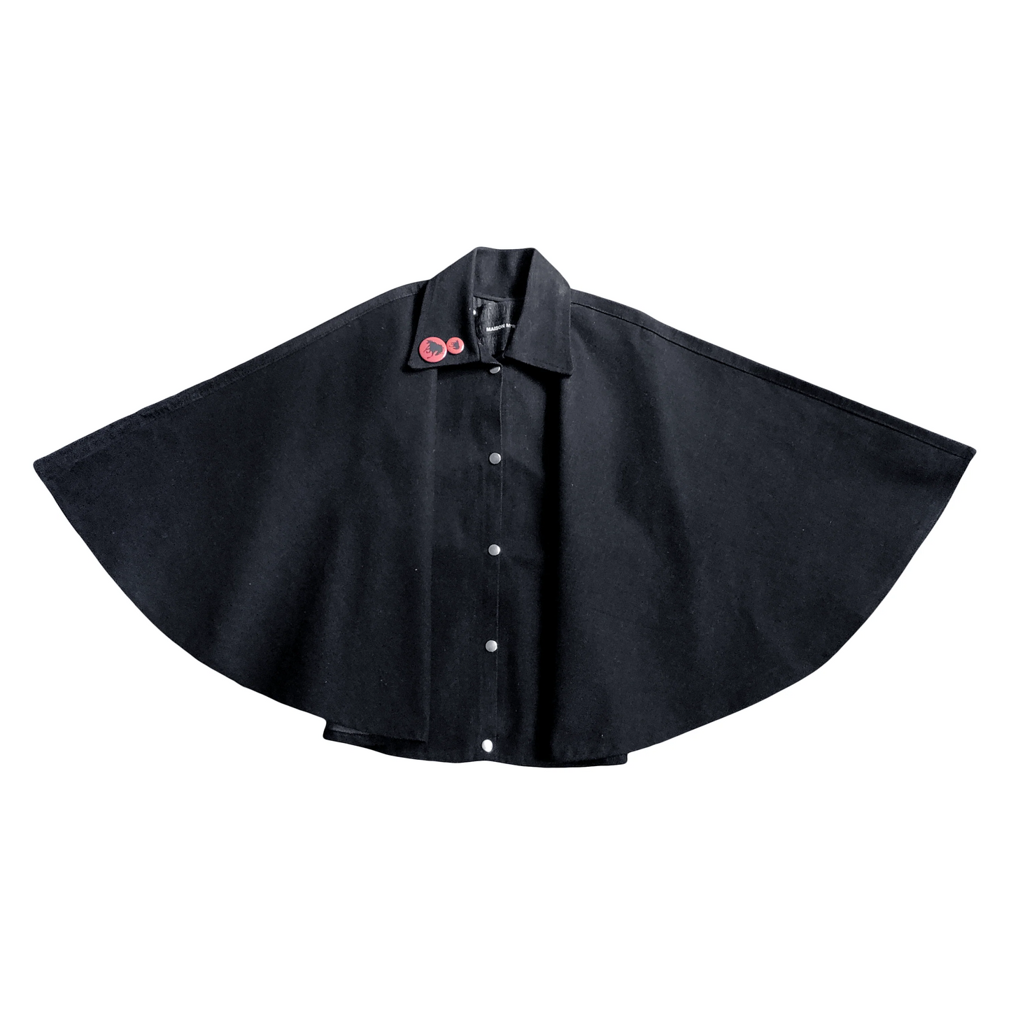 Denim Cape- Gris