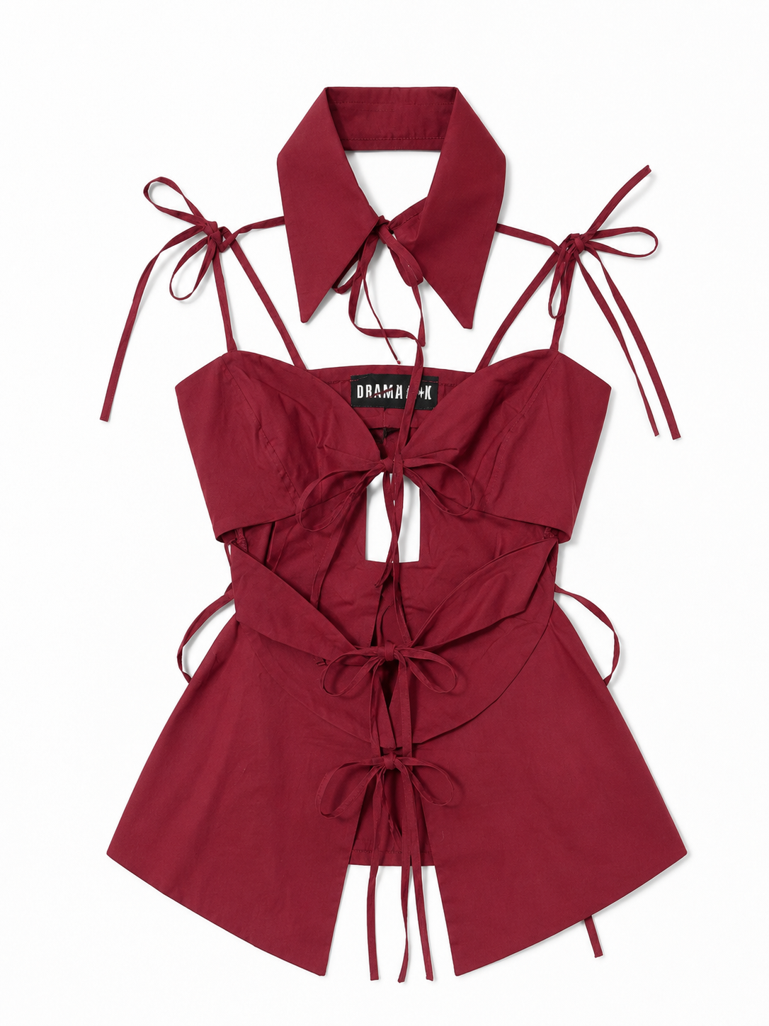 Blusa Listones con Cuello