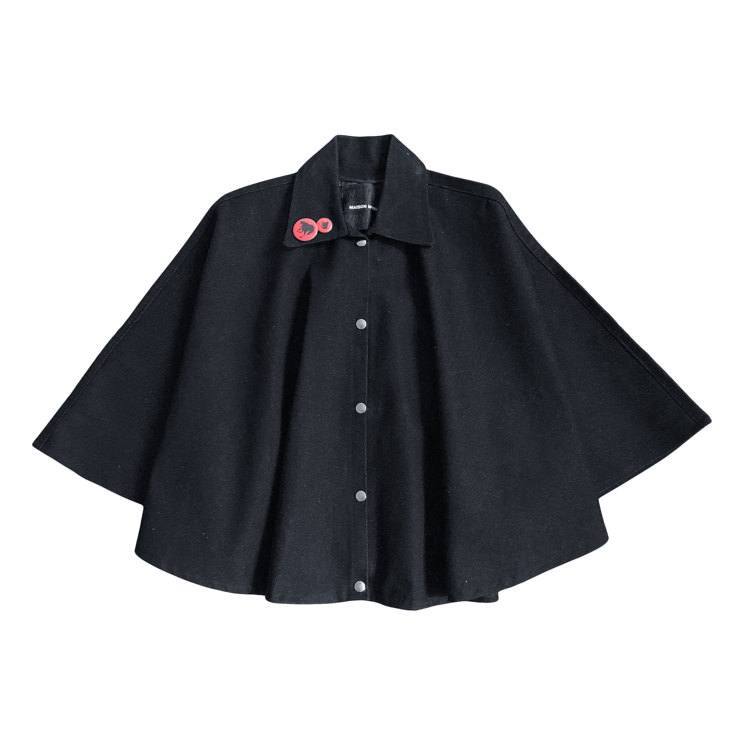 Denim Cape- Gris