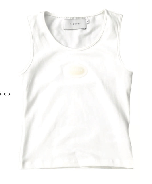 Rubber Tank Top Snow White