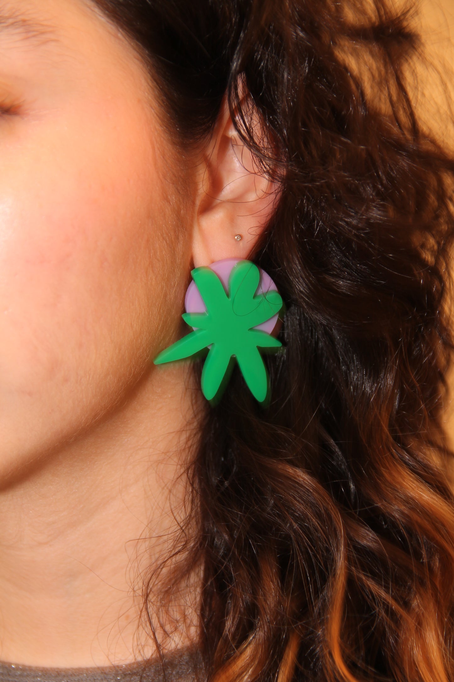 Aretes Chicos de Flor