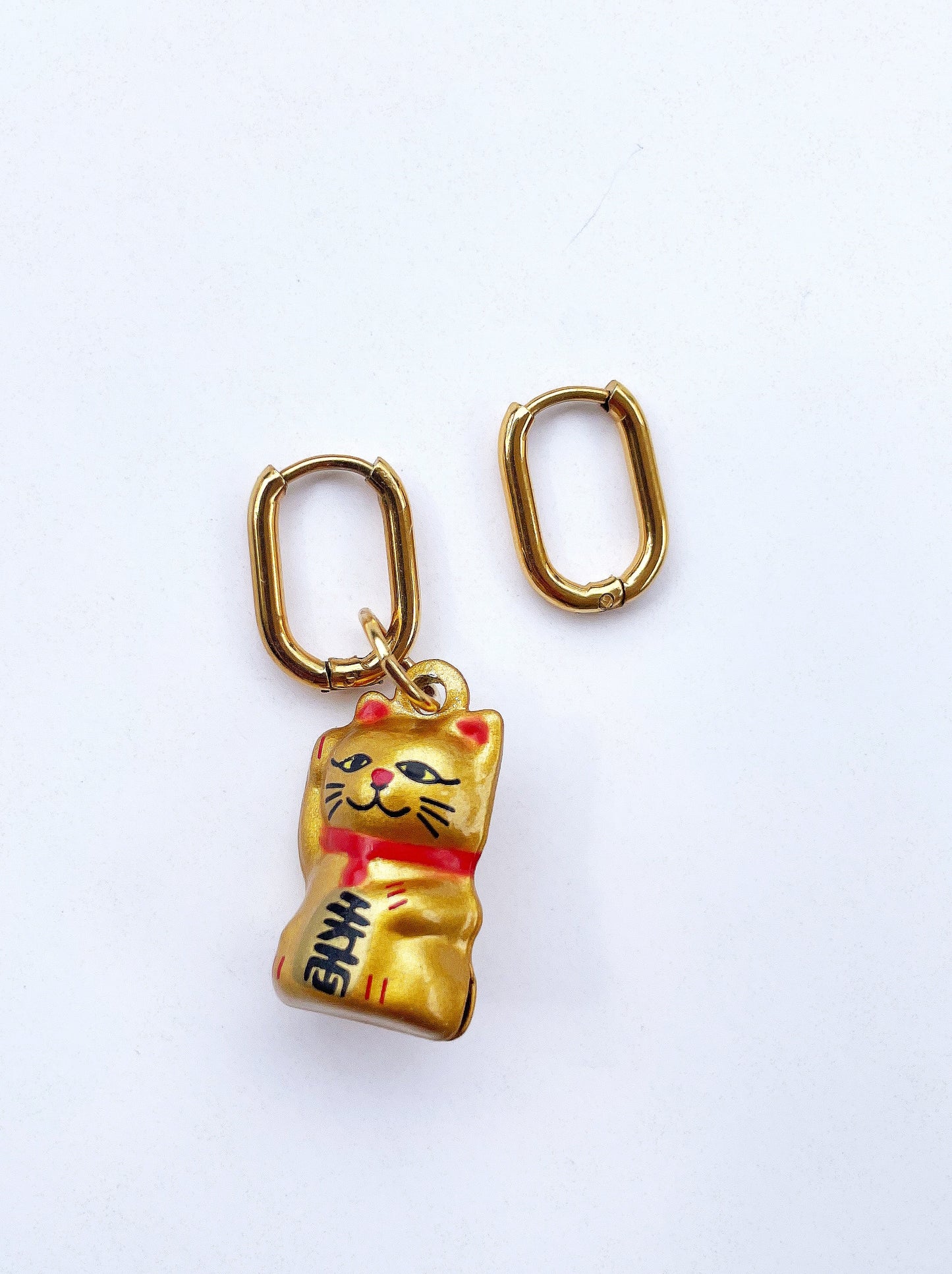 Aretes Lucky Cat