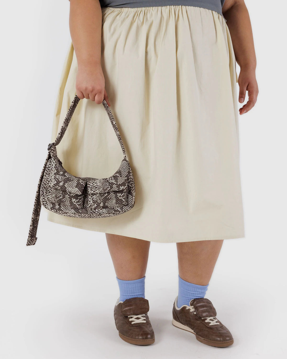 Cargo Shoulder Snakeskin Bag