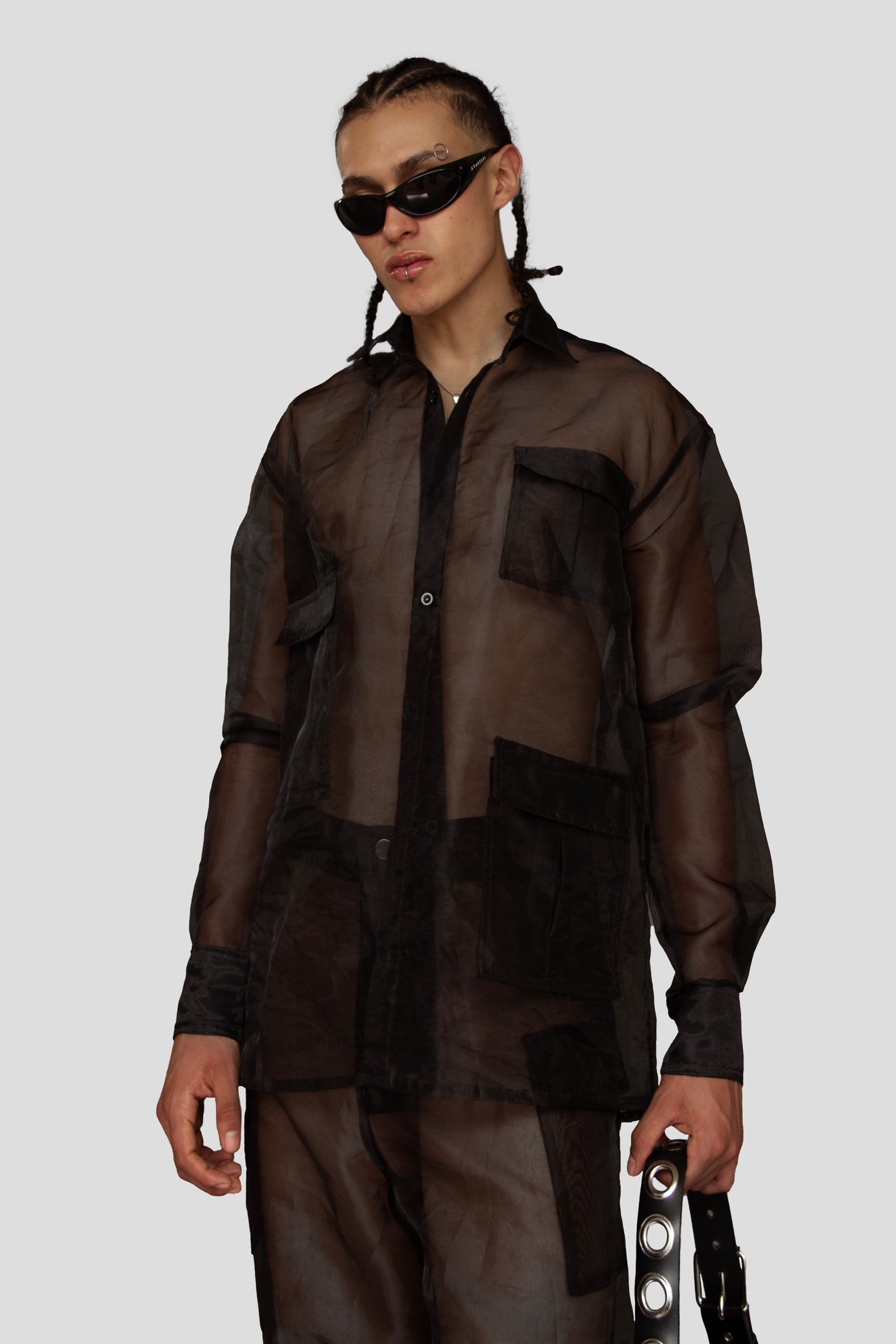 Translucent Cargo Shirt