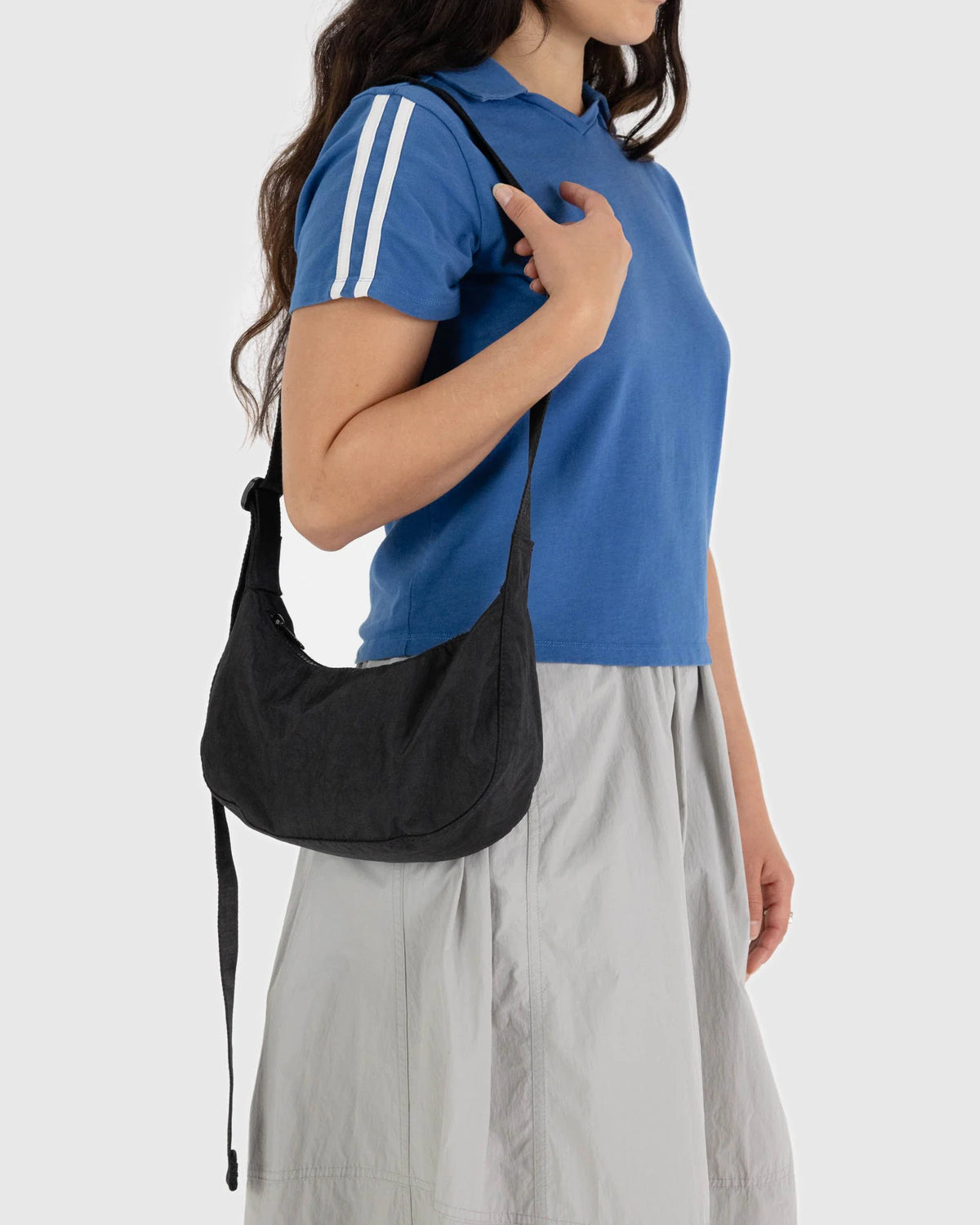 Crescent Black Bag