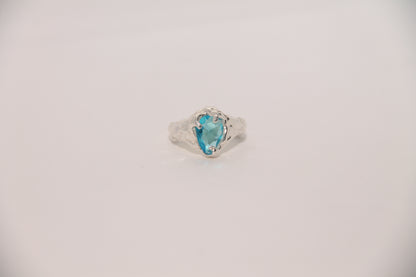 Anillo Circonia Azul