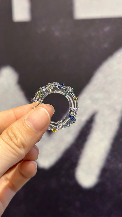 Anillo Chispas de Colores