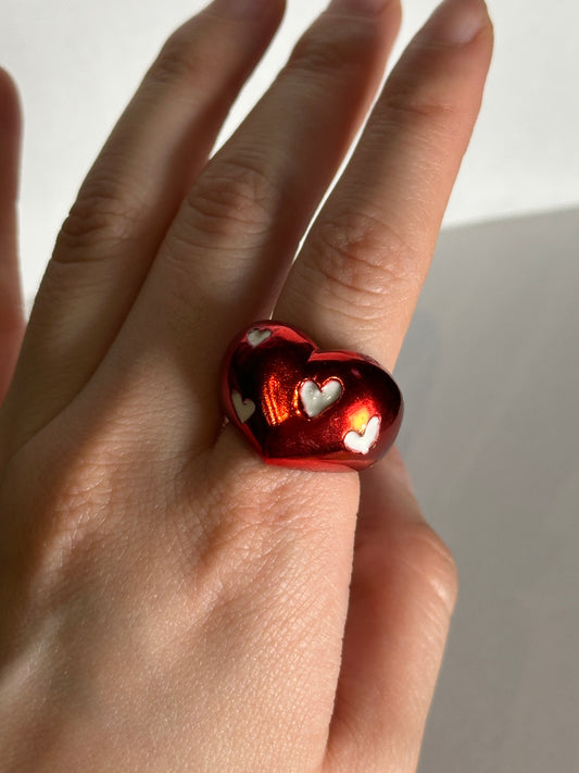 Anillo Corazón Empotrado