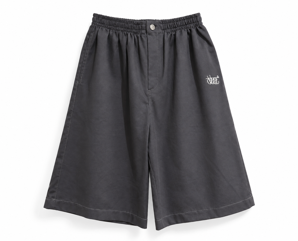 Short gabardina Gris