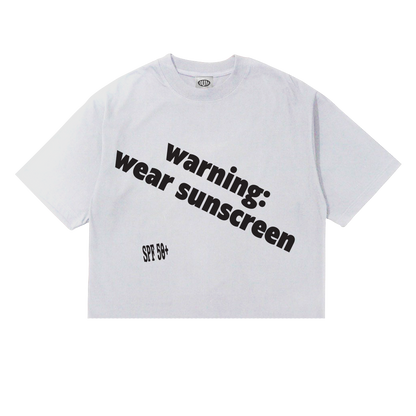 Wearing Sunscreen Crop Top