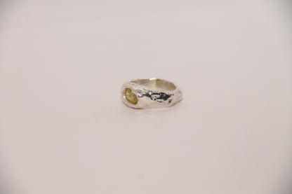 Anillo Zafiro Amarillo