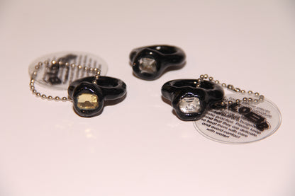 Black Bling Rings