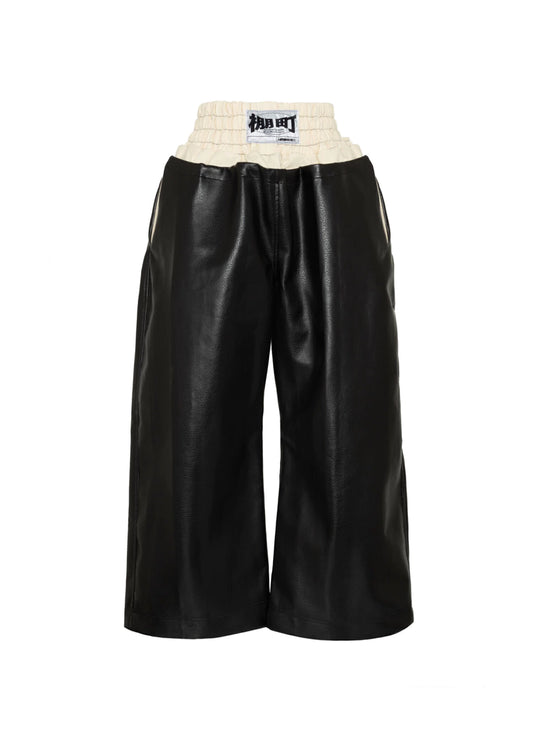 Pantashorts Snaps Leather