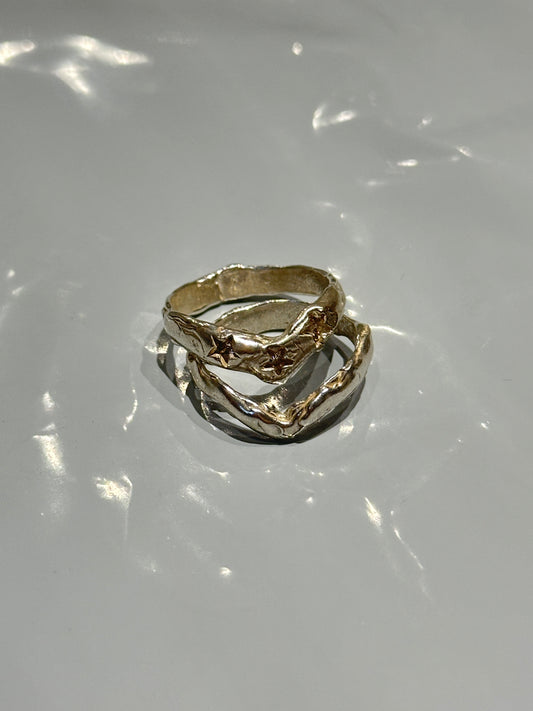 Anillo Stack Zirconia Corte Estrella