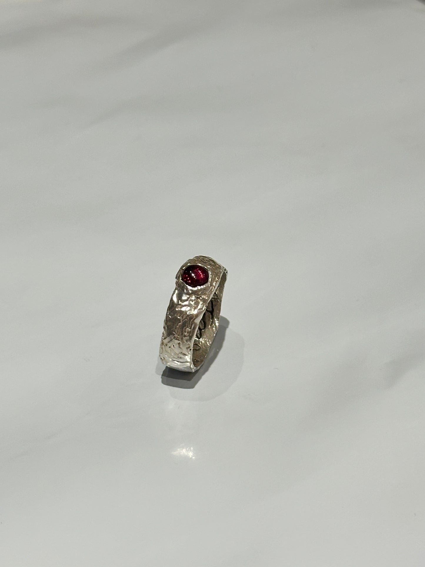 Anillo Gránate Natural
