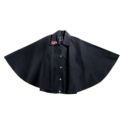 Denim Cape- Gris