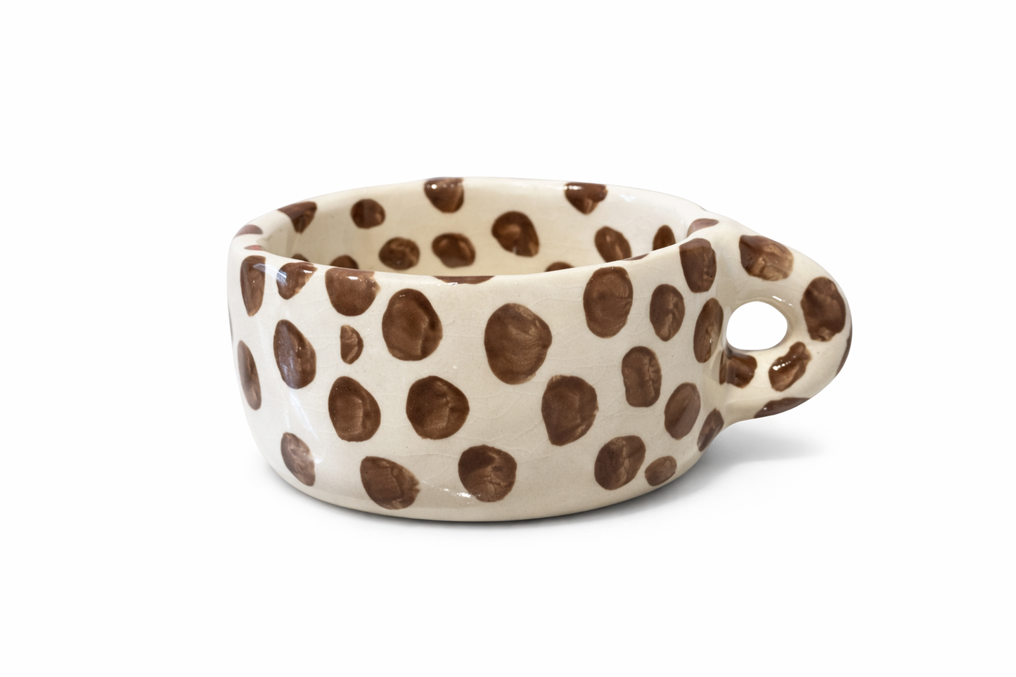 Taza Café con puntos de Cerámica