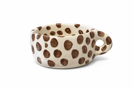 Taza Café con puntos de Cerámica