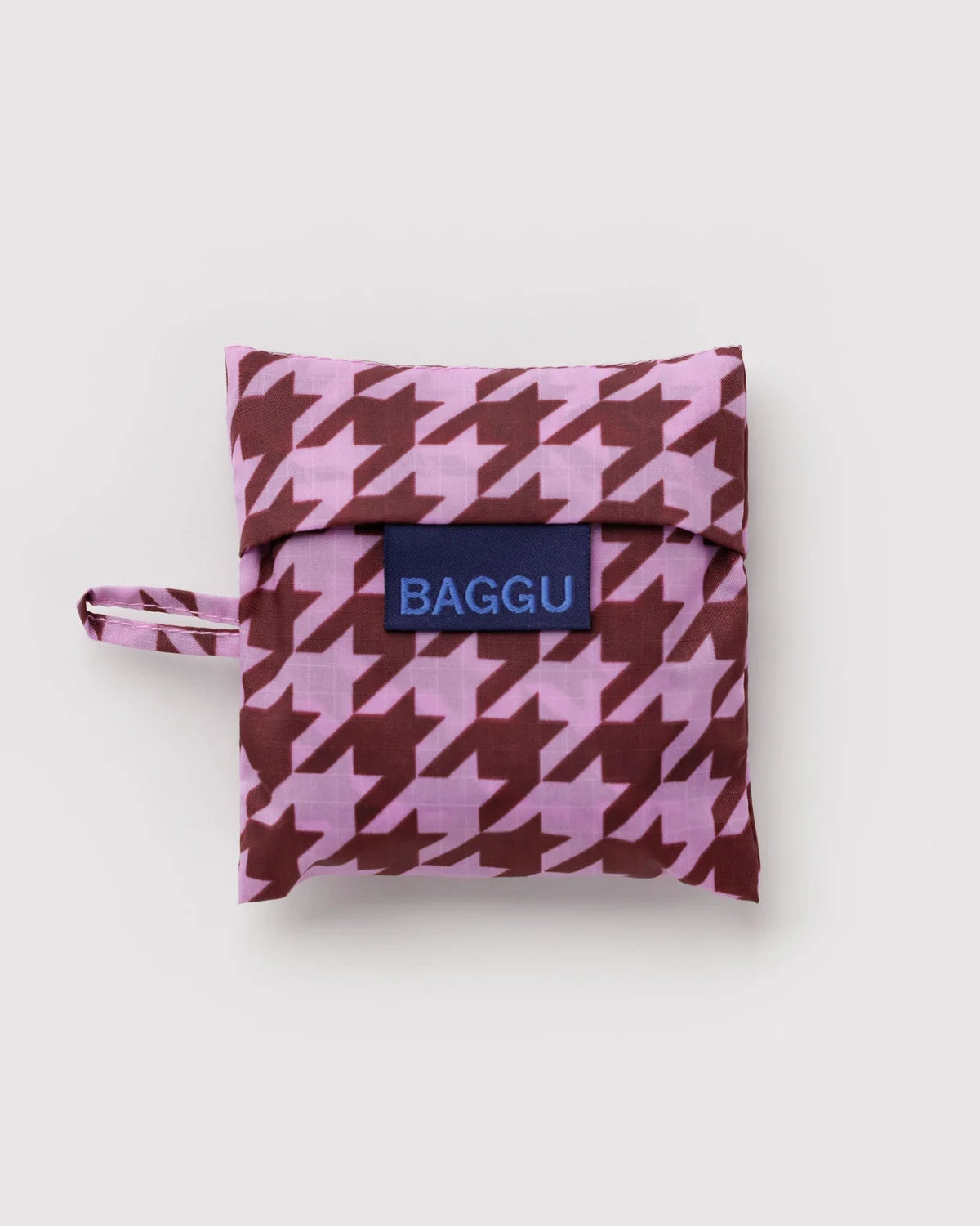 Baby Baggu - Pink Houndstooth