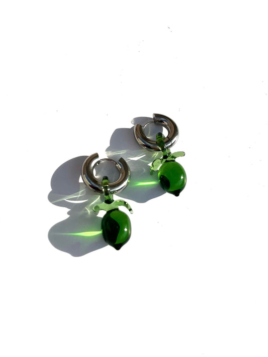 Arracadas Limetti Puffed Plateado