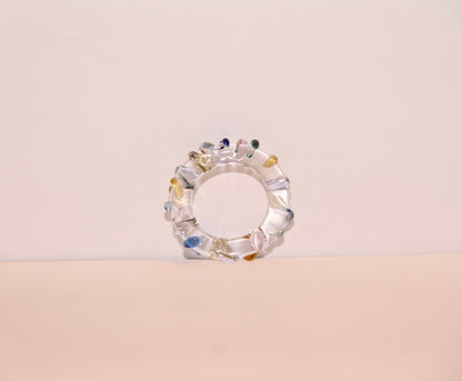 Anillo Chispas de Colores