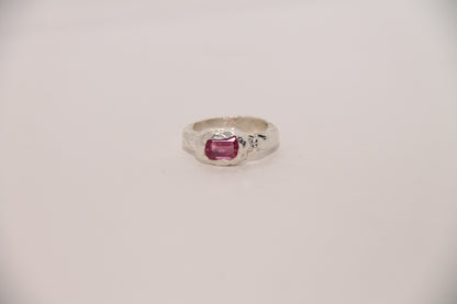 Anillo Turmalina Rosa