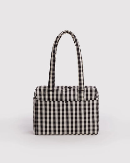Every Day Cloud Bag Black and Cream