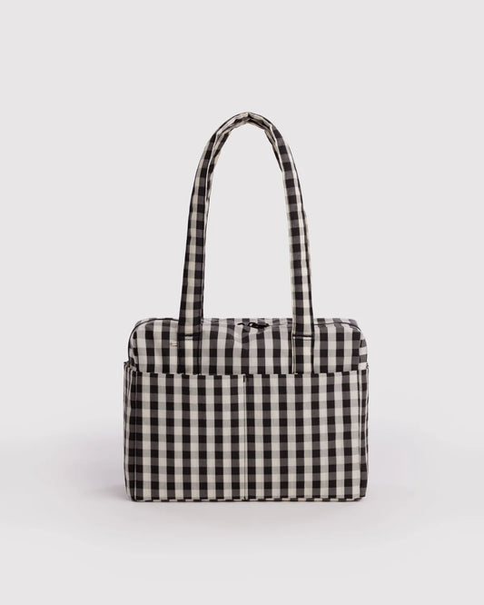 Every Day Cloud Bag Black and Cream