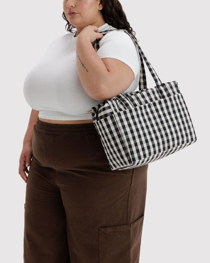 Every Day Cloud Bag Black and Cream