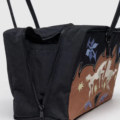 Medium Bowler Western Appliqué Bag