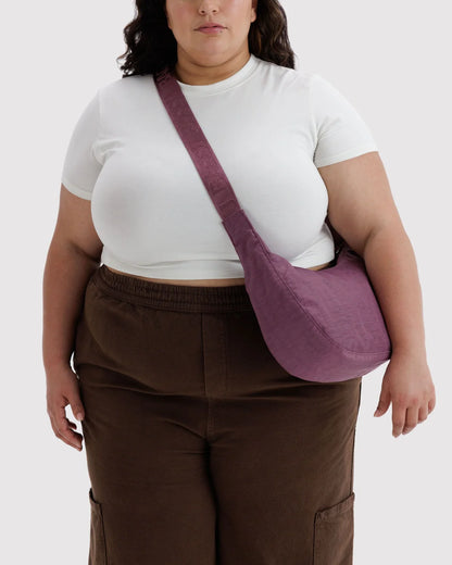 Medium Crescent Bag Wild Plum