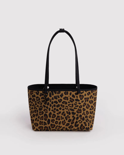 Medium Reversible Tote Leopard Mix