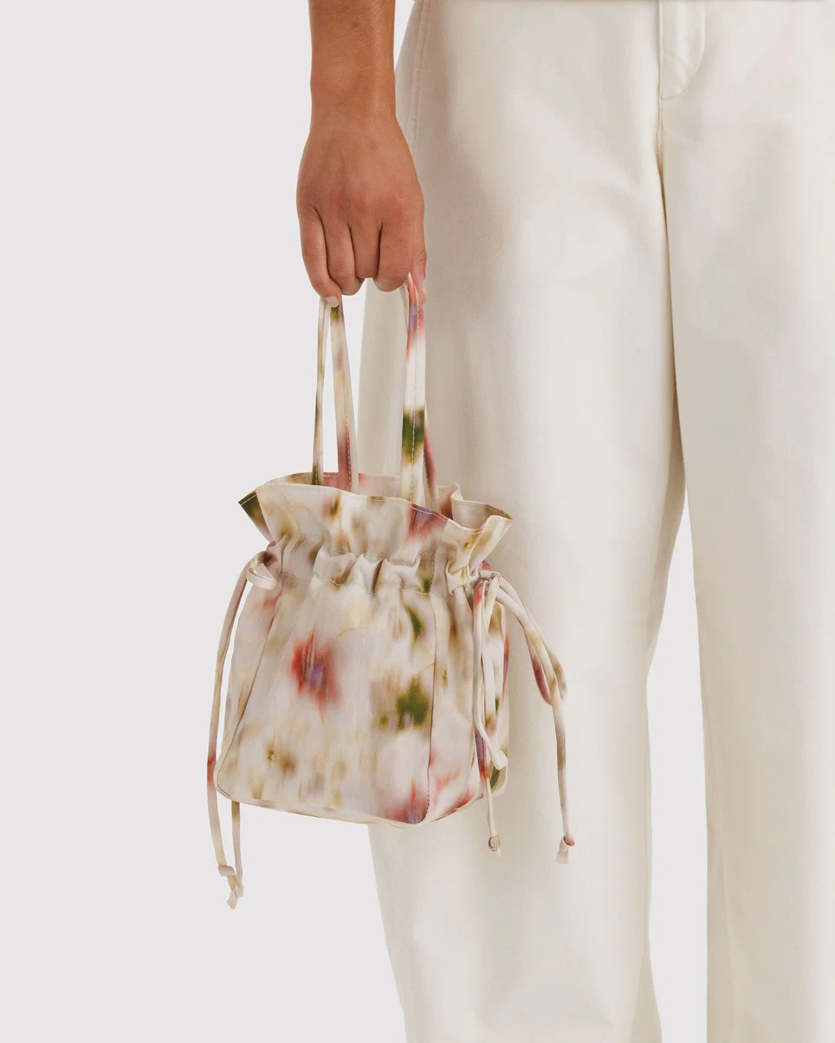 Drawstring Bag Abstract Floral