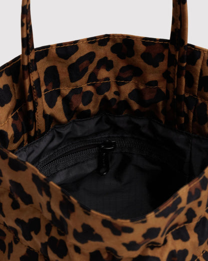 Drawstring Leopard Bag