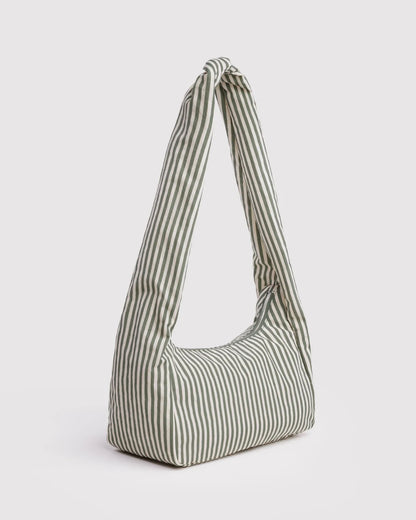 Meringue Bag Sage Stripe