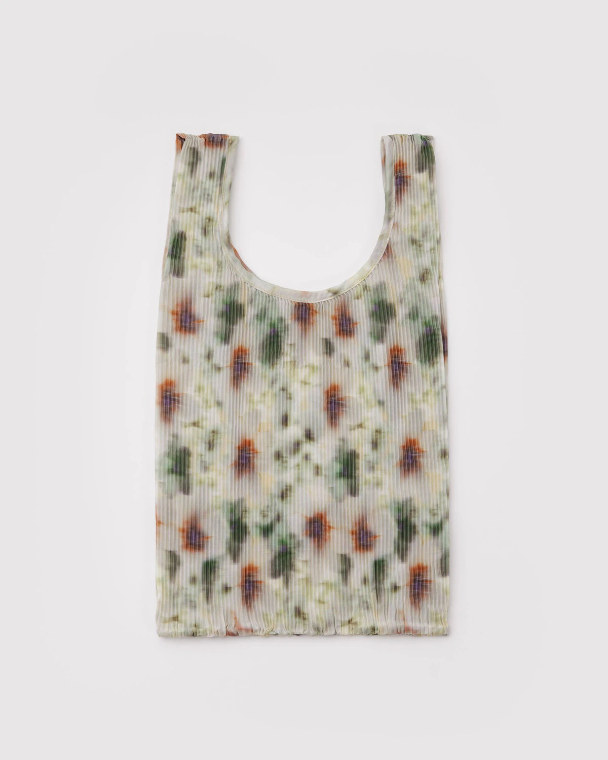 Pleated Baggu Abstract Floral Bag