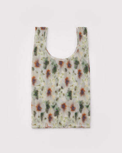 Pleated Baggu Abstract Floral Bag