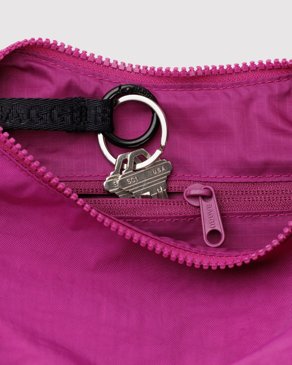 Crescent Deep Fuchsia Bag