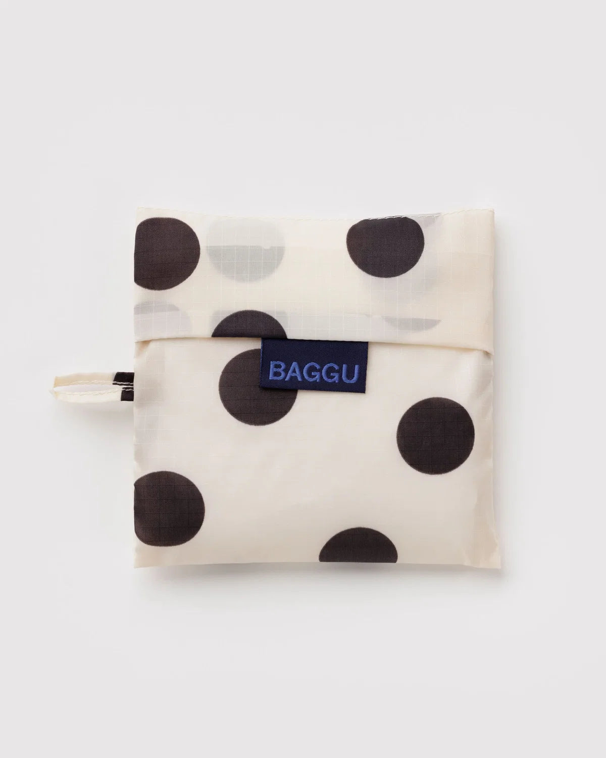 Standard Baggu Cream & Black Polka Dot