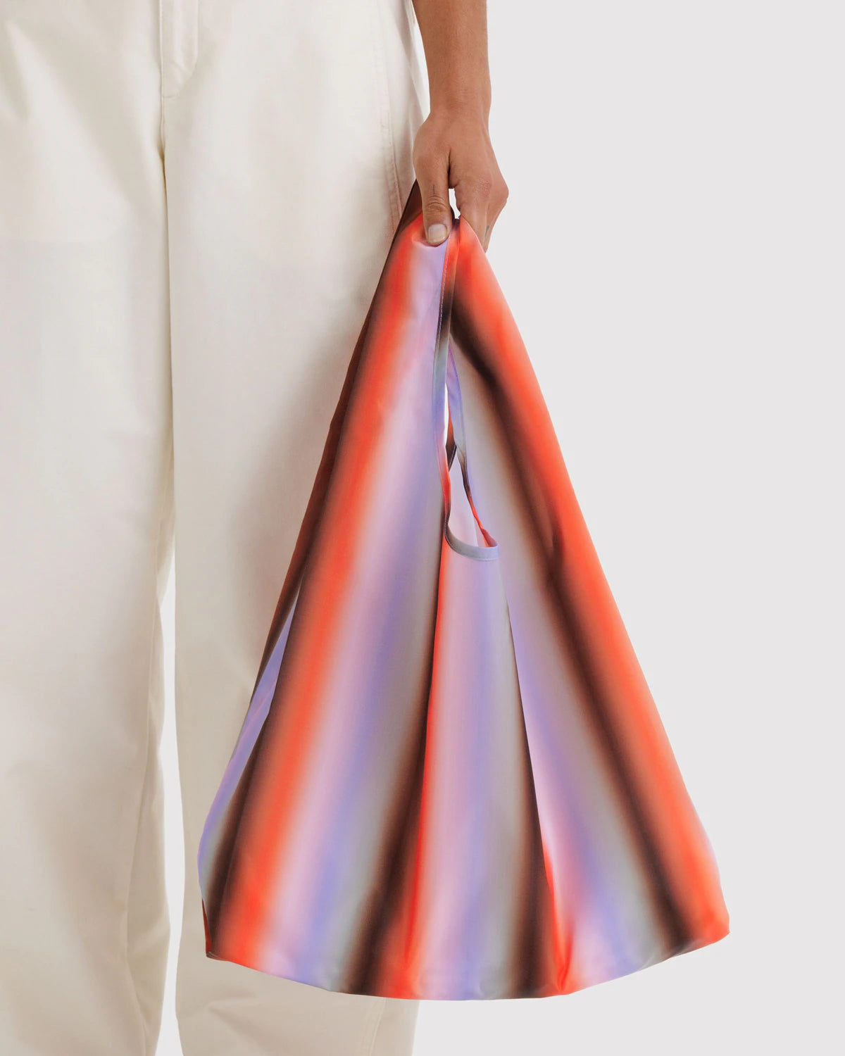 Standard Baggu Gardient Stripe Poppy Bag
