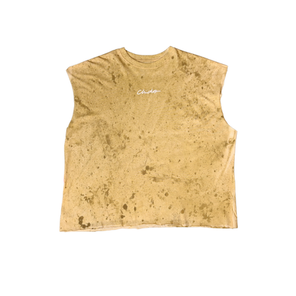TANK TOP TIE DYE SIGNATURE BEIGE